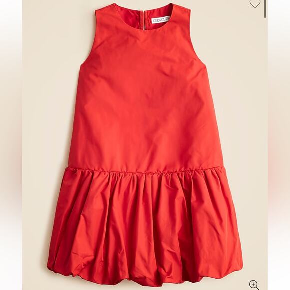 Crewcuts Girls' drop-waist bubble dress in taffeta - Picture 1 of 6